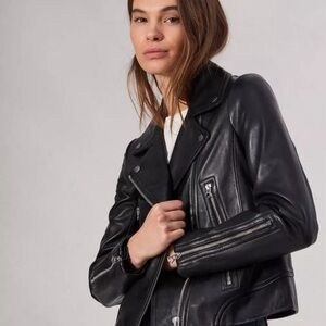 NWT Rag and Bone Mack Women’s Leather Motorcycle Jacket